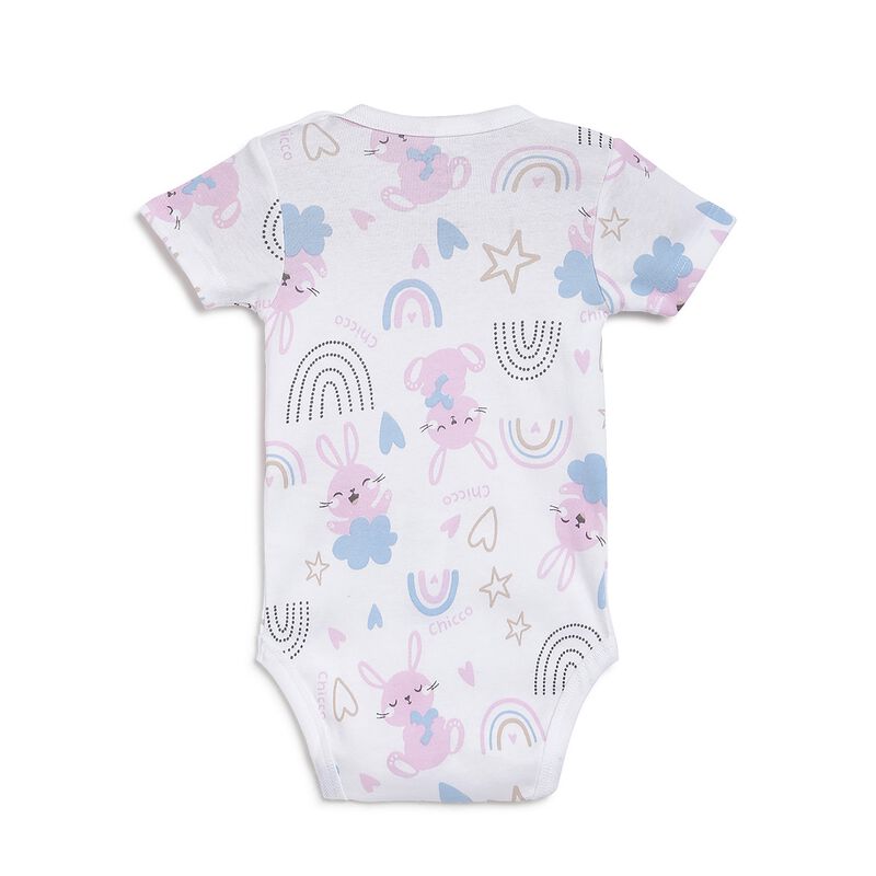 Infants Multicolor Printed Bodysuit (Pack Of 4) image number 6